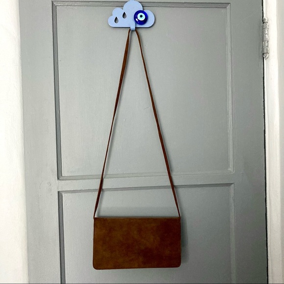 EUC Authentic 1970s/80s Vintage/Retro Brown Suede Leather Purse, Slim/Sleek - Picture 5 of 8